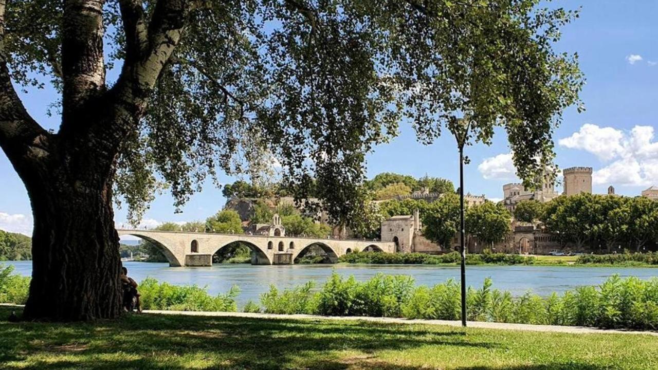 Appart Villa Magnolia Villeneuve Les Avignon - Provence Bagian luar foto